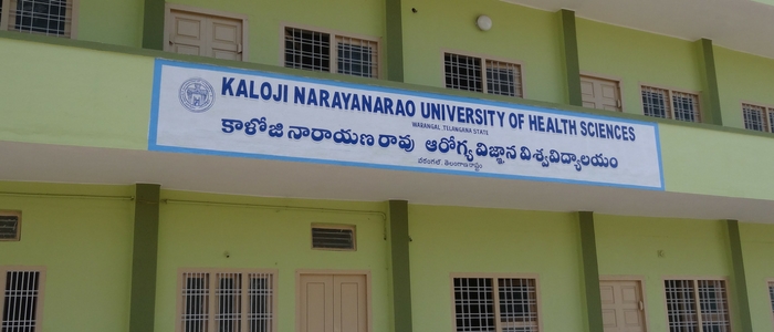 Kaloji Narayana Rao University Of Health Sciences Warangal, Telangana ...